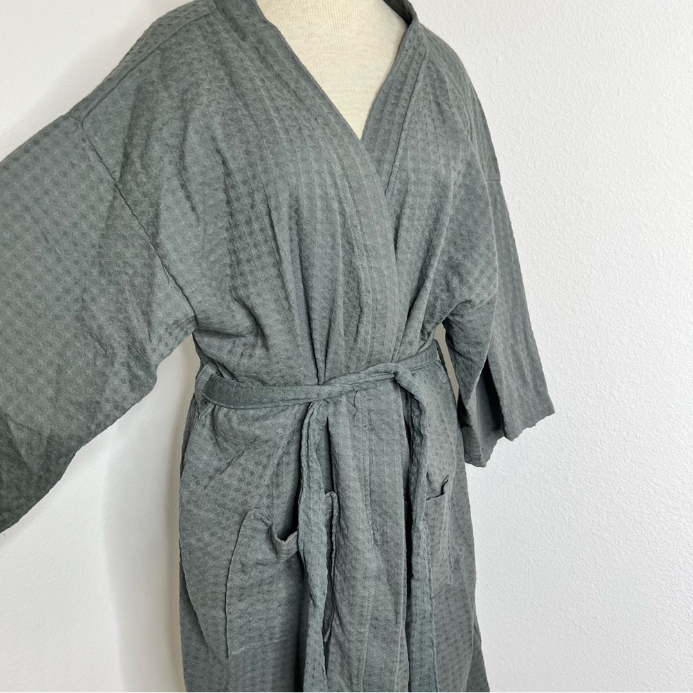 🔹 Bathen Waffle Weave Robe - Picture 3 of 5